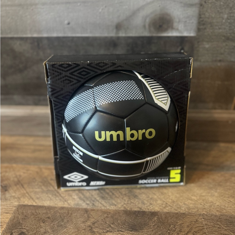 Umbro Black and Yellow Soccer Ball